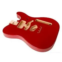 Fender Deluxe Series Telecaster SSH Alder Body Candy Apple Red losse elzenhouten solid body voor elektrisch (E-Gitarre, Erle), Gitarre, Rot