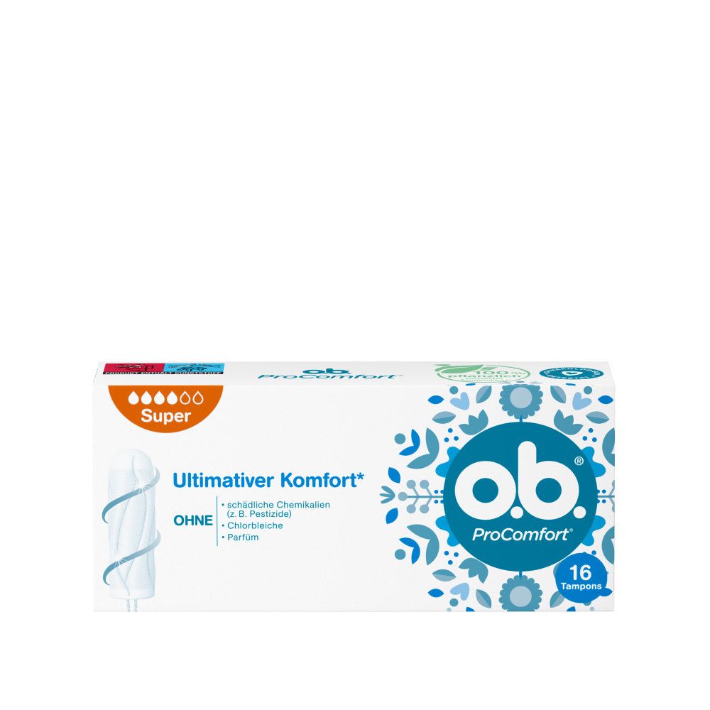 O.b. Tampons ProComfort super 16 St Tampon