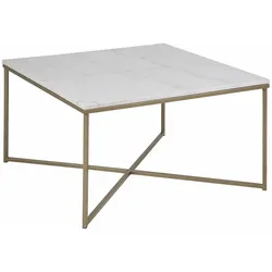 Actona »Alisma« Couchtisch quadratisch weiß 80x46x80 cm