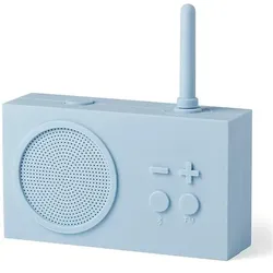 Lexon TYKHO3 FM radio and wireless speaker Light Blue (DAB, DAB+, FM, Bluetooth), Radio, Blau