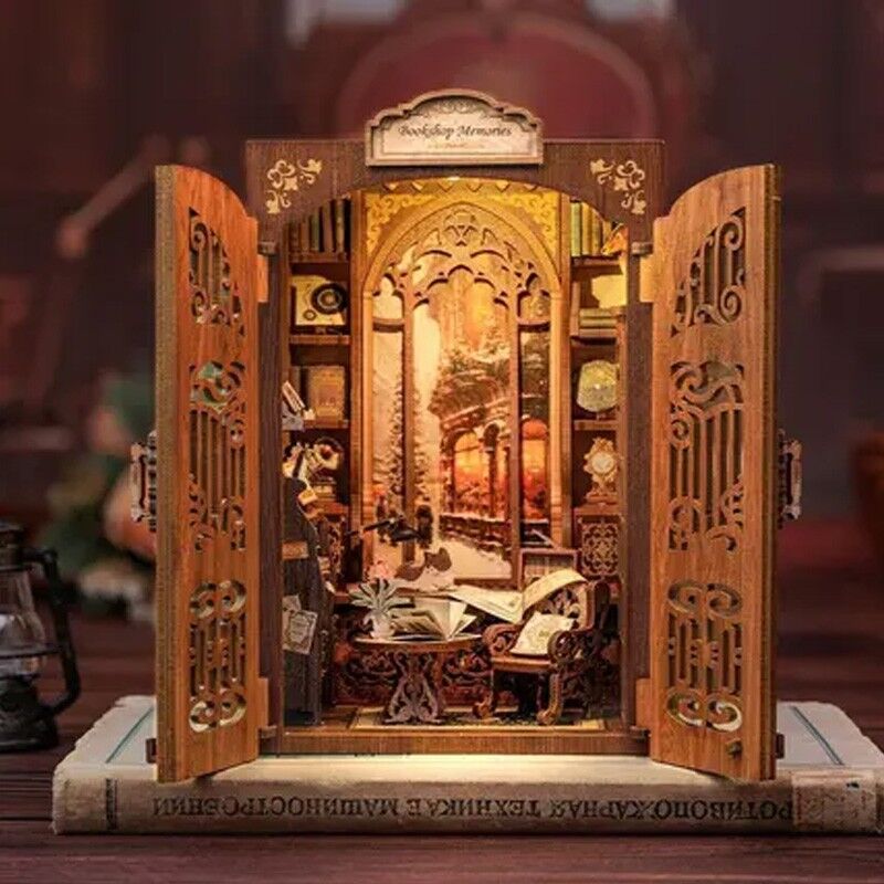Book Nook Rose Souvenirs d'un Libraire - Cutebee