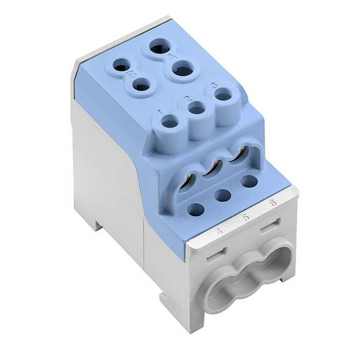 Weidmüller 2603820000 Verteilerklemme Schrauben Blau 3St.