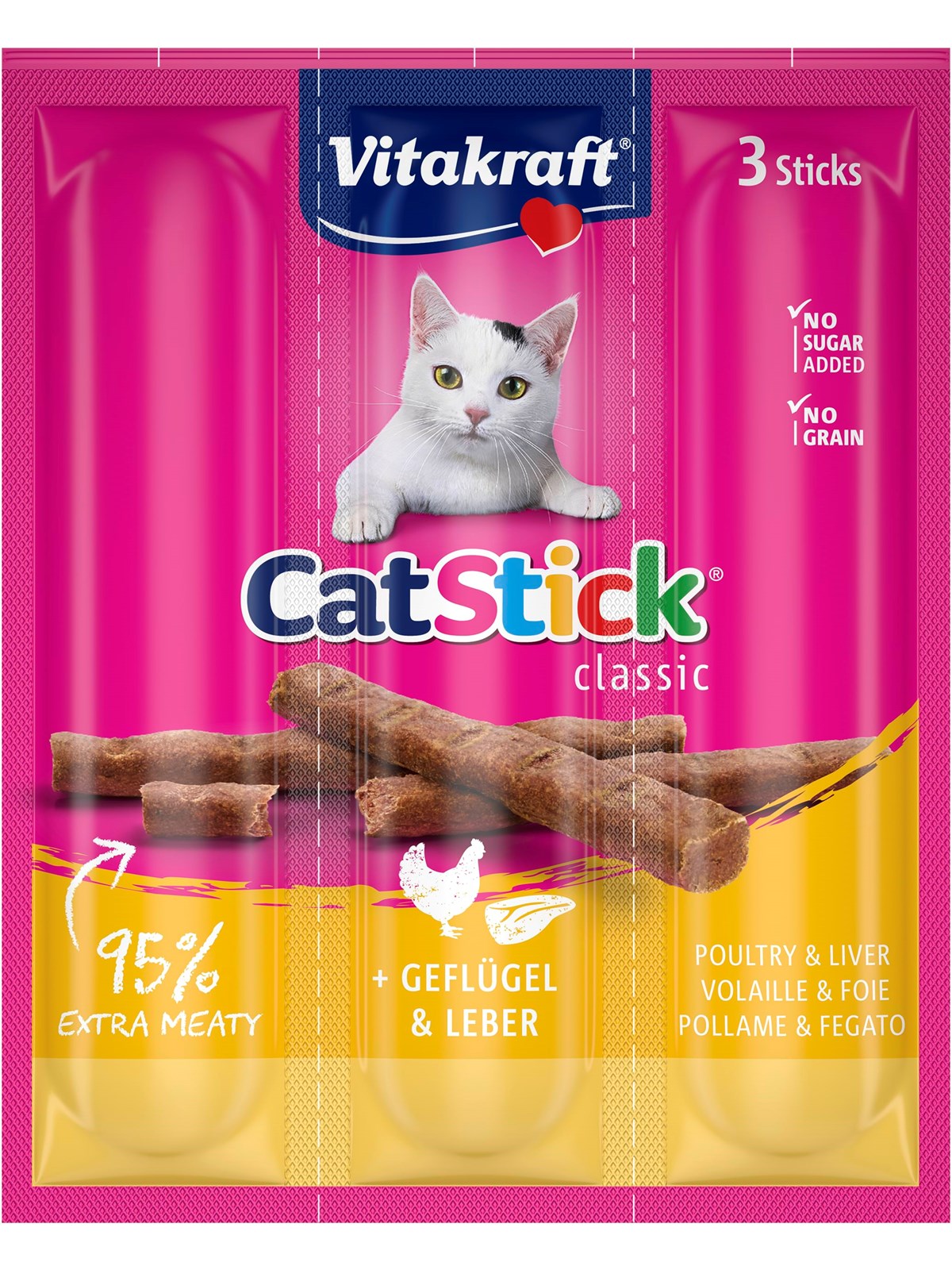 Vitakraft Cat Stick + Geflügel & Leber