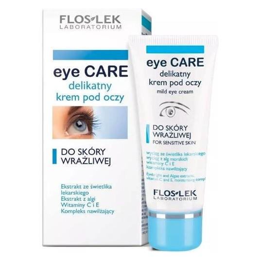 Floslek Gentle Cream (Augenpflege Crème, 30 ml, Tag + Nacht) (5905043000442)