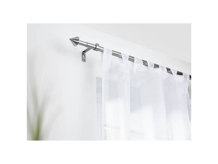 Tringle à rideau Kegel I extensible 6 x 130 x 10cm Argenté/Argenté mat Hauteur : 130 cm Largeur : 6 cm Poids : 0.13 kg Profondeur : 10 cm