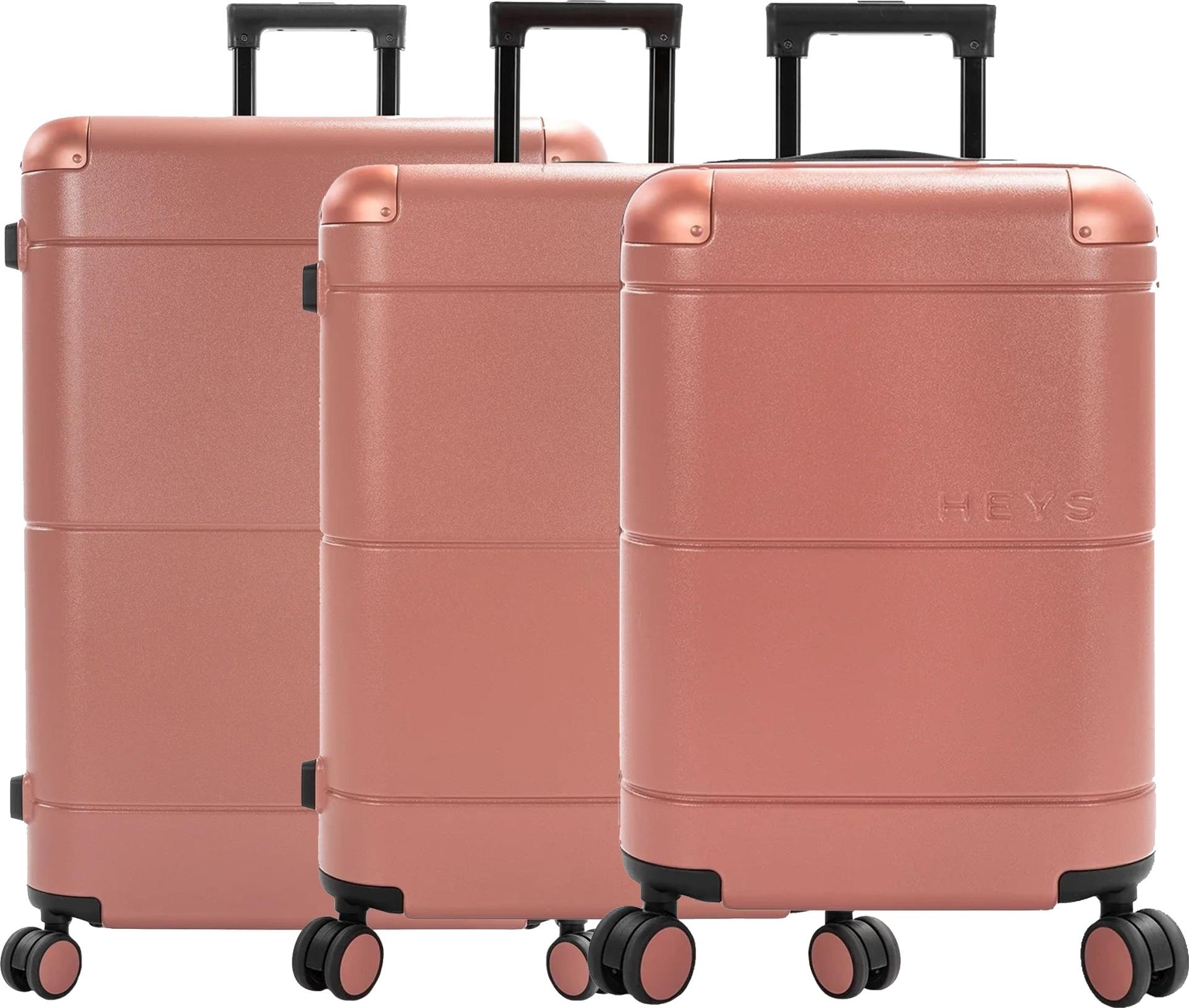 Heys Zen - 4-Rollen-Trolley Set 3tlg. erw. (coral)