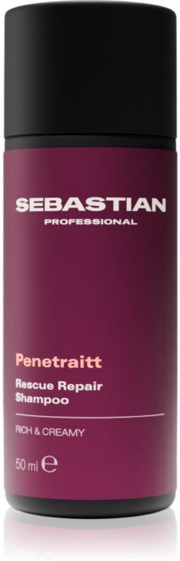 Sebastian Professional Penetraitt shampoing pour cheveux abîmés et traités chimiquement 50 ml
