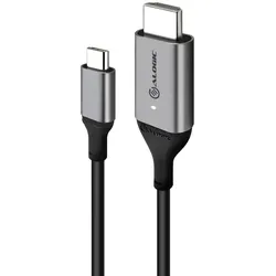 ALOGIC USB-C-Kabel (männlich) auf HDMI (männlich) 1m grau