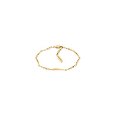 Armkette CALVIN KLEIN "ELONGATED DROP LE", gelbgoldfarben, Armbänder, Damen, 18,5cm, Edelstahl, Armkette