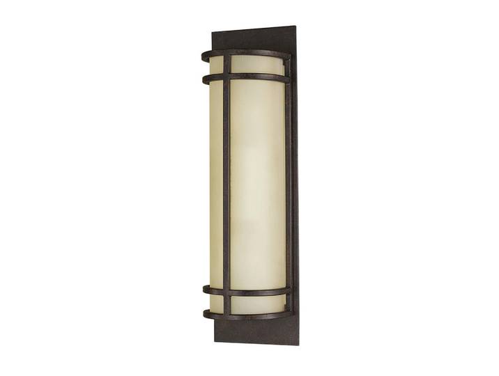 Elstead Lighting Wandleuchte Fusion, Bronzefarben, Metall, 10.2x43.2x12.7 cm, RoHS, Lampen & Leuchten, Innenbeleuchtung, Spots & Strahler, Wandstrahler
