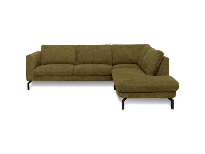 Ecksofa Gomero Stoff senfgelb B 264 T 220 cm - Ecksofa
