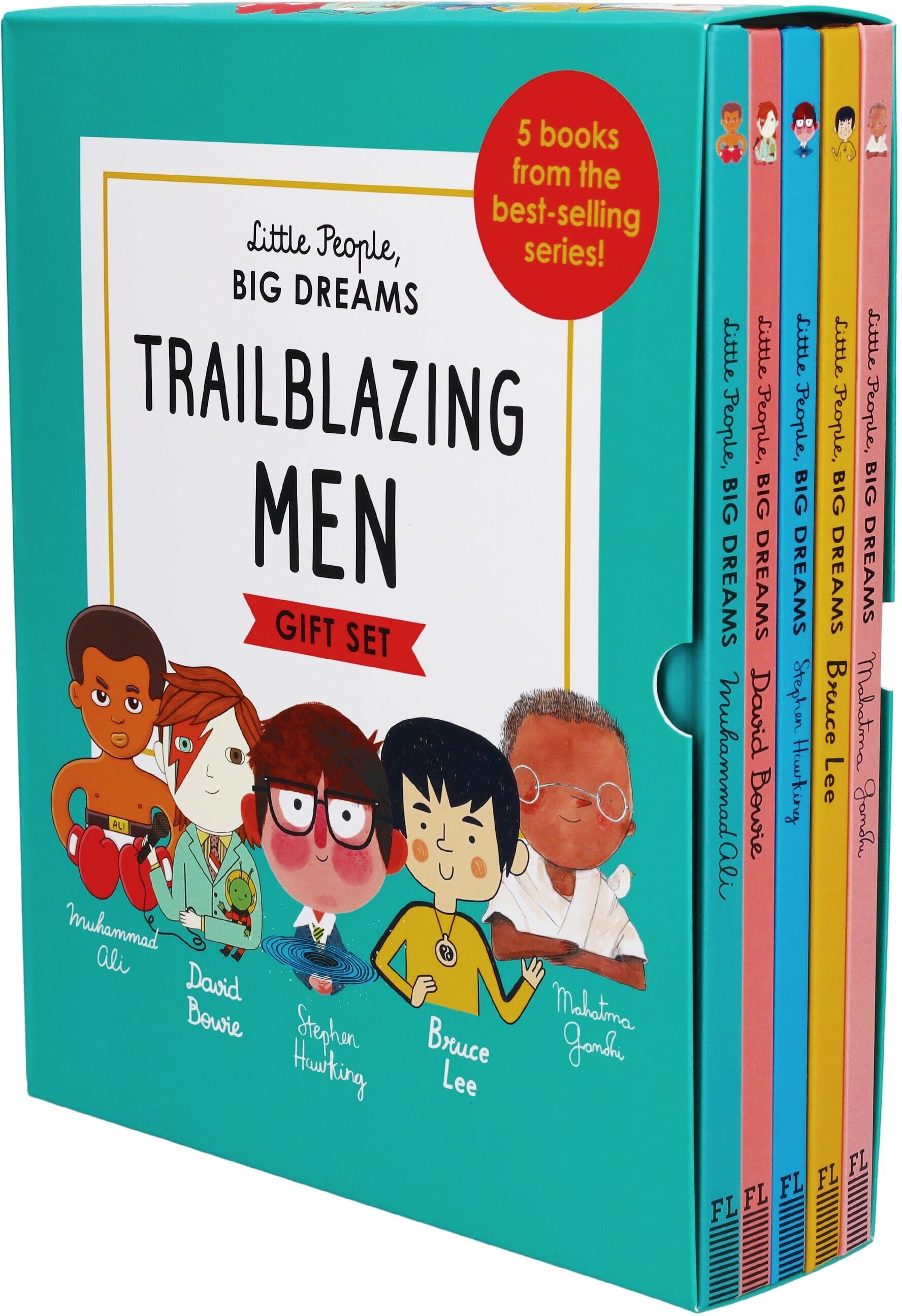 Little People, Big Dreams Trailblazing Men 5 Books by Maria Isabel Sanchez Vegara - Ages 7-9 - Hardback Frances Lincoln Publishers Ltd