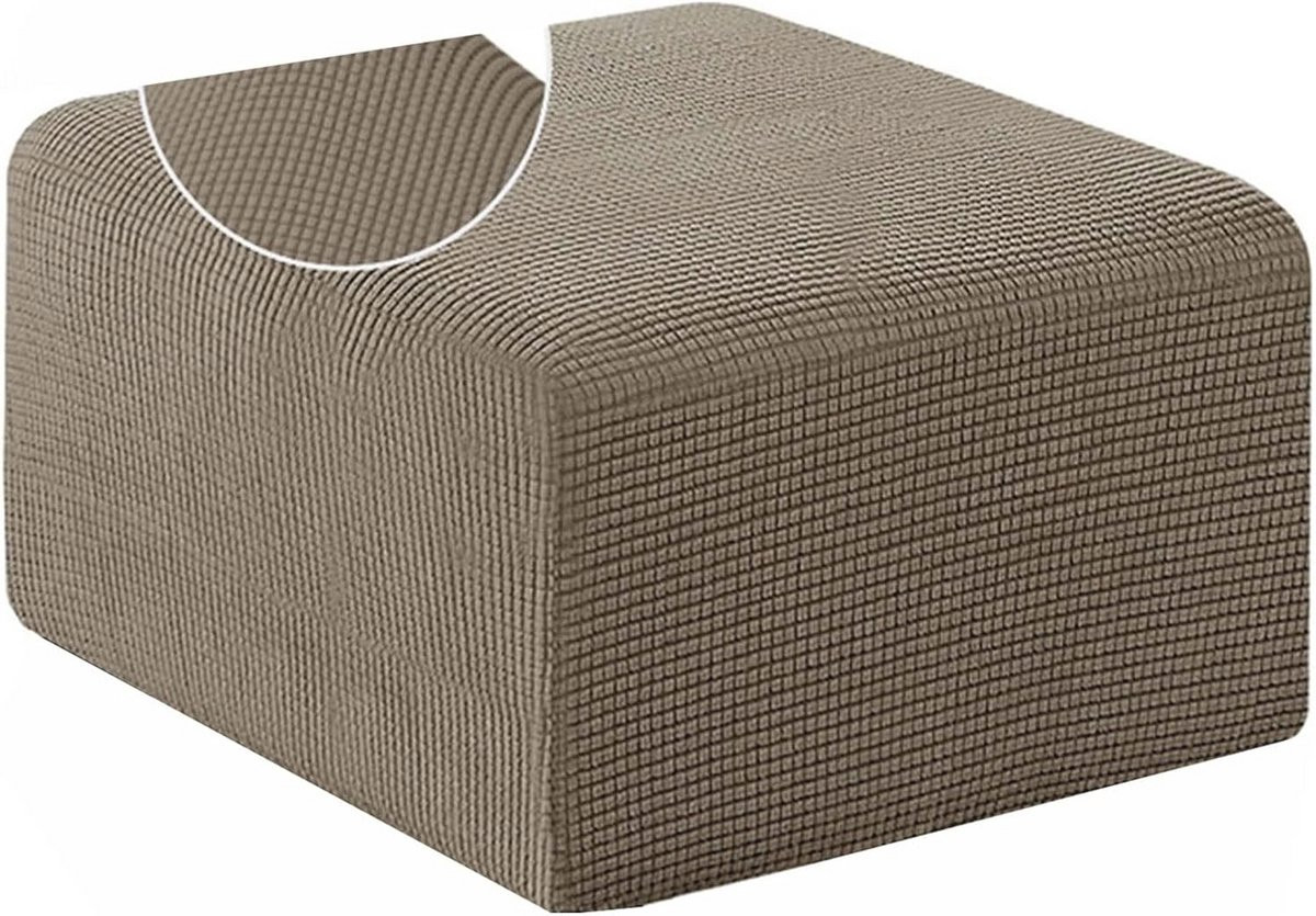 Verstelbare Stretch Poefhoes voor Meubels - Zachte Elastische Dekking voor Opvouwbare Stoelen