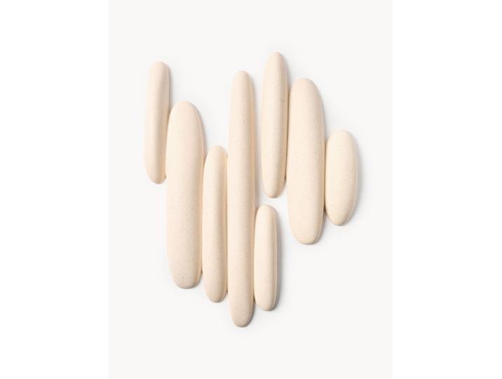 Décoration murale avec effet sable Fizan, 2 pièces