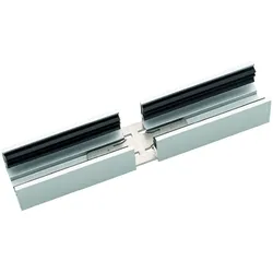 Rutec Projekt Zubehör für LED Strips VARDAFLEX PLATIN (mit Noppen-Verriegelung) - Profilverbinder, 4.5cm RUP-PFH369