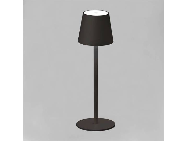 FH Lighting LED Tischlampe Tropea, dimmbar, schwarz, für Wohn- / Esszimmer, Metall, Modern, LED Tischlampe