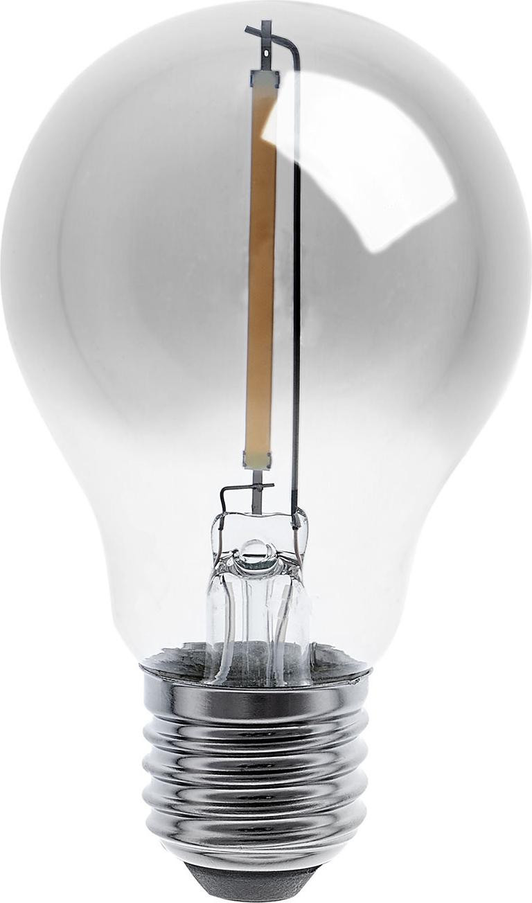 NCC-Licht LED filamentlamp peervorm E27 rookglas 2,3W warmwit 2700K