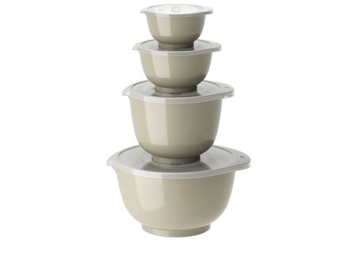 Set de bols à mixer et couvercles 8 pièces houmous