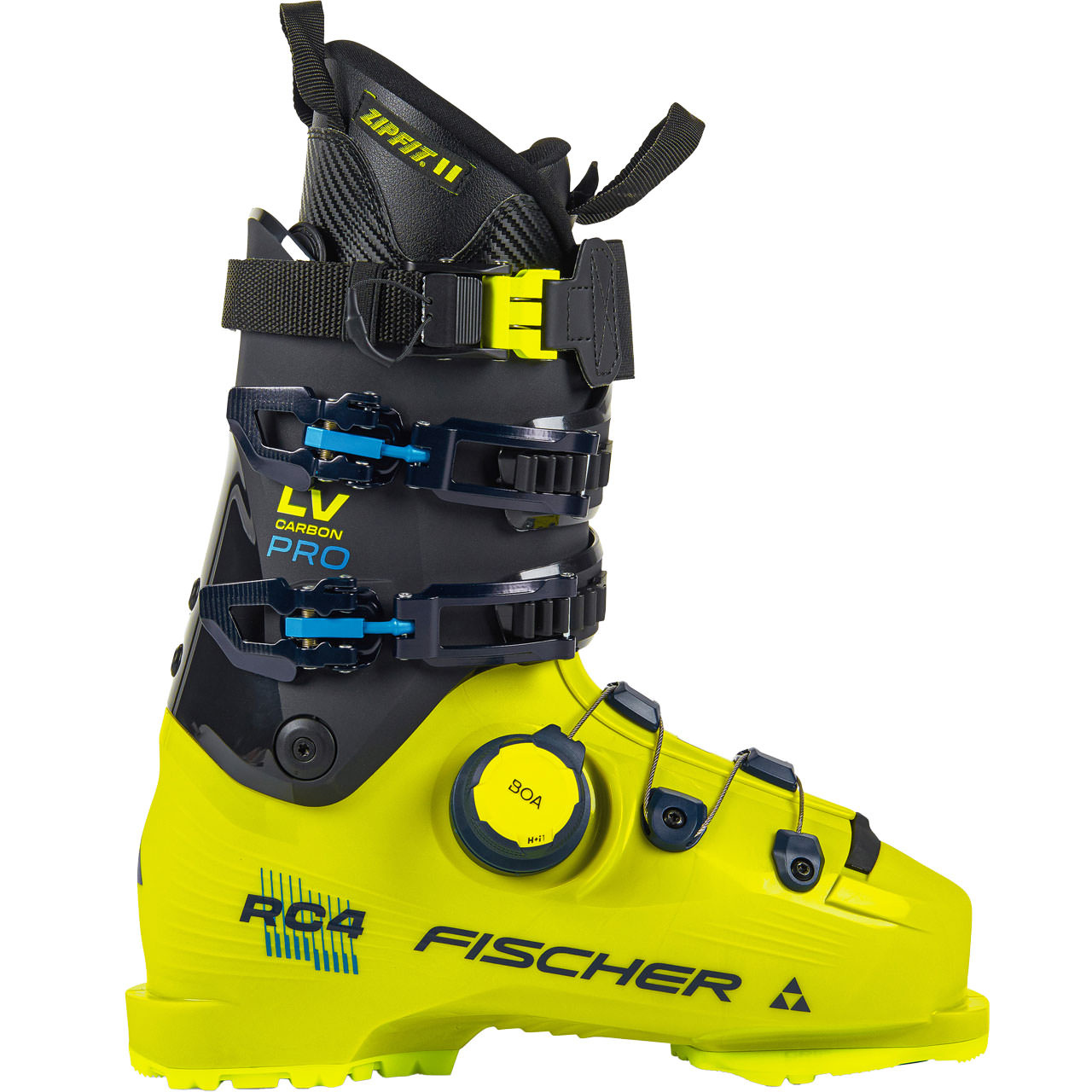 Fischer RC4 CARBON PRO LV BOA ZipFit yellow/carbon - 27 / 27.5