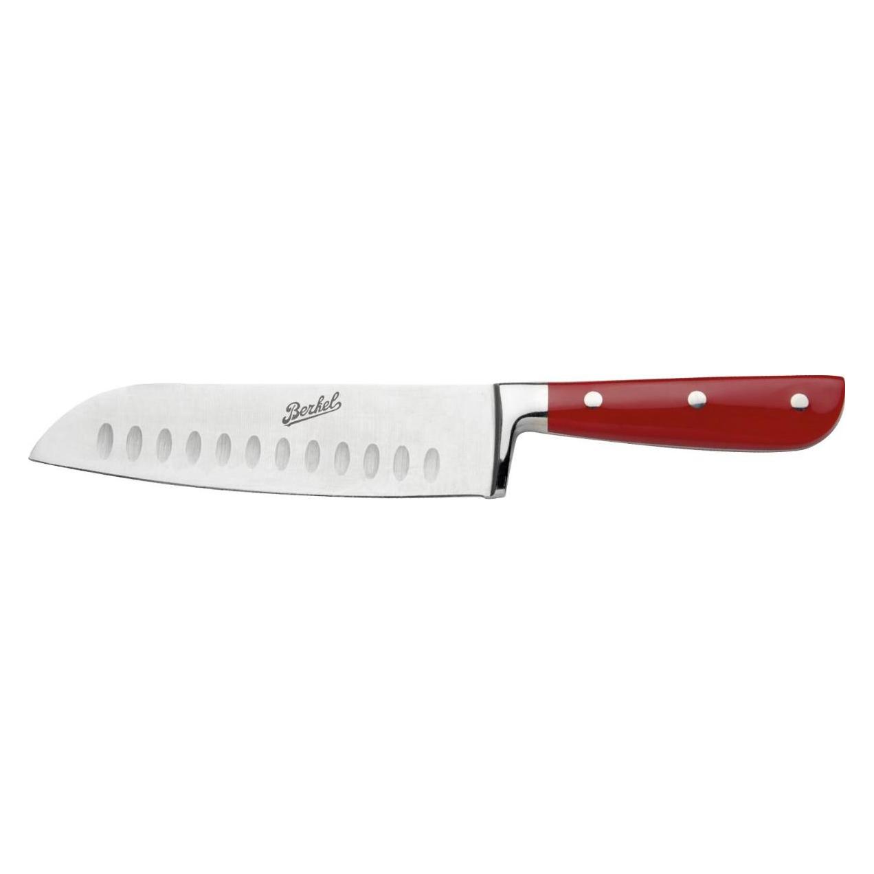 Berkel Classic Line Rot - Santoku-Messer 18 cm (18 cm, 1x) (BK-KCE1SA18SRRBL)