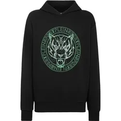PLEIN SPORT Hoodie TIGER, Größe XS in Schwarz 0227