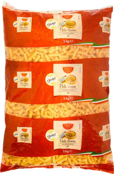 mamma lucia Dinkel Fusilli-Spiralen 5,0 kg 3445617000