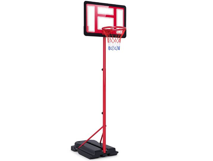 Basketbalring in Hoogte Verstelbaar van 95-155 cm met Standaard Draagbare Basketbalring voor Kinderen en Tieners