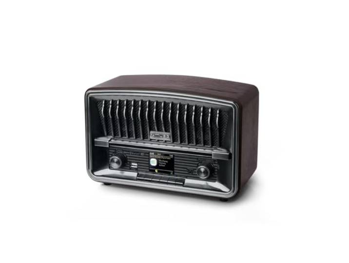 Muse Digitale radio, DAB+ FM, wekker, dubbel alarm, (M-135 DBT) LCD-display, 2 x 5 watt, sluimerfunctie, USB-AUX-IN telefoonaansluiting, donkergrijs,