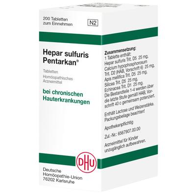 Hepar Sulfuris Pentarkan Tabletten 200 St