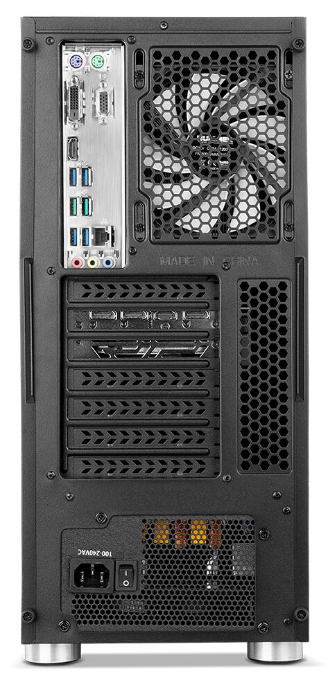 Nox-xtreme NOX HUMMER VOID Silent ATX Mid-Tower Gehäuse schwarz NXHUMMERVOID