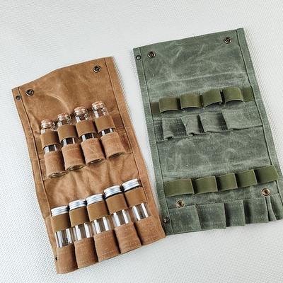 Outdoor-Camping Gewürzflaschen-Taschenset Camping Picknick Gewürzflaschen-Aufbewahrungstasche