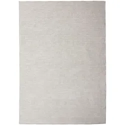 TEPPICH Kurzflor Waschbar NORA in Grau, einfarbig, 140 x 194 cm