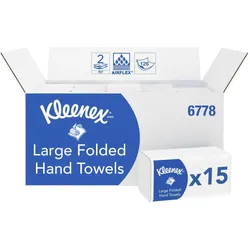 Kleenex® Papierhandtücher Large 2-lagig