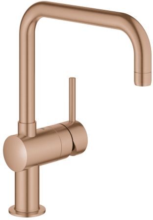 Grohe Minta Spültisch-Einhebelmischer 32488DL0 warm sunset gebürstet, schwenkbarer U-Auslauf