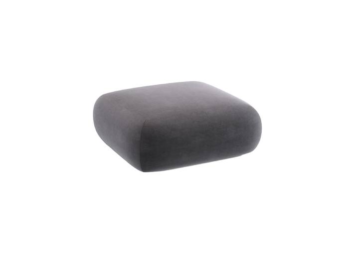 Design Sitzpouf „Nolio“ Samt Dunkelgrau 100 x 100 cm chosen by Bloomingloft