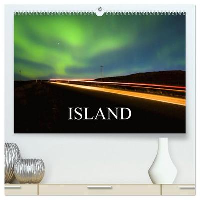 Island (hochwertiger Premium Wandkalender 2027 DIN A2 quer), Kunstdruck in Hochglanz