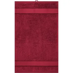 Myrtle Beach Bio Gästehandtuch Gästetuch MB441 orient red 30 x 50 cm