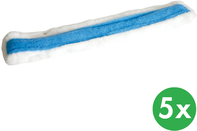 B2B Partner Einwascherbezug mit blauem Pad, 35 cm (5 Stk.)