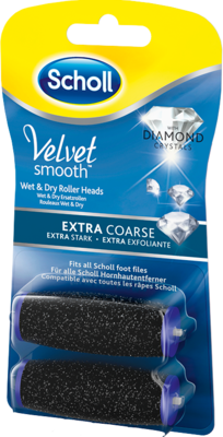 Scholl's Wellness Company GmbH SCHOLL Velvet smooth Expr.Pedi Ersatzro.ex.stark 2 St 10749963