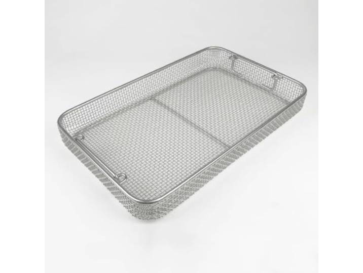 HynJGih Tabletts for medizinische Geräte, perforierte Netzkörbe aus Edelstahl for chirurgische Versorgungsräume(40 * 20 * 7cm)