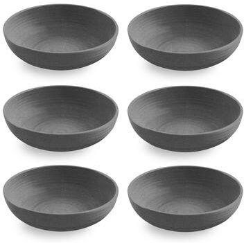 "Abode Homewares Planta Artisan Low Bowl - 8"" - Set of 6"
