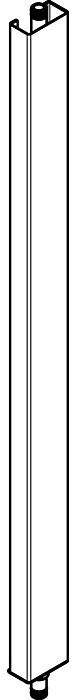 Hansgrohe Rohr und Abdeckung 850 mm 95953000