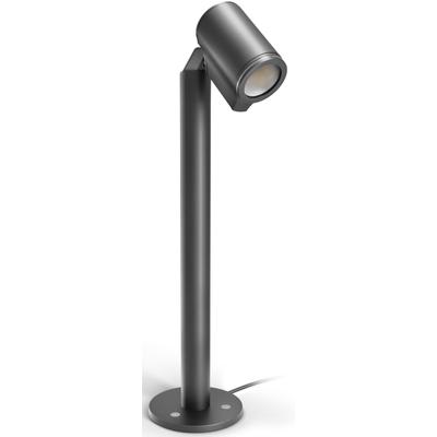 LED Gartenstrahler STEINEL "Spot Way", schwarz, B:14cm H:57,2cm T:22,6cm, Leuchten, LED Gartenstrahler