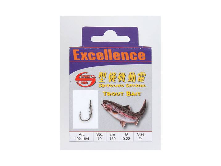 Stucki Trout Bait Excellence Haken Gr. 4 10 Stück