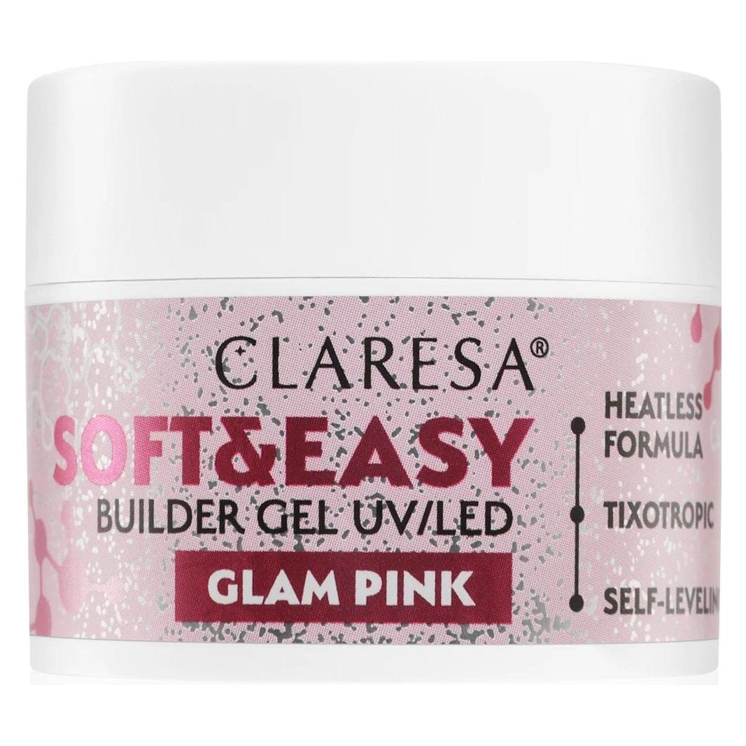 Claresa Builder Gel Soft and Easy Glam Pink 12g (Glam Pink, Soft Rosa) (44151037)
