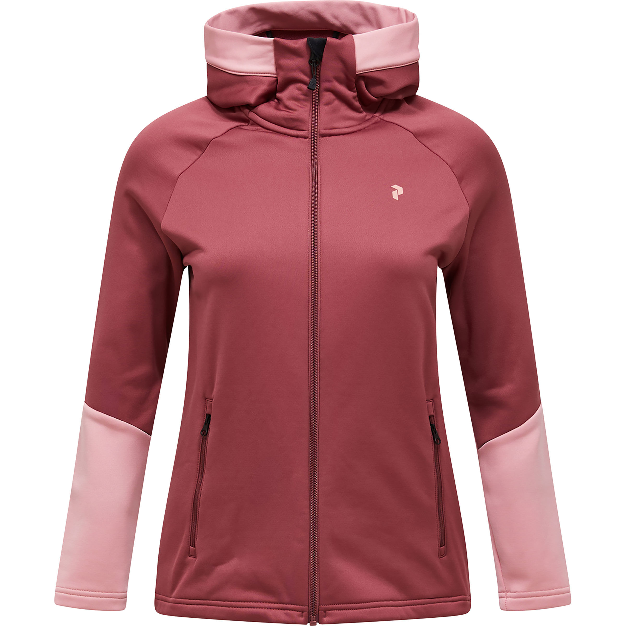 Peak Performance Rider Essentials Damen Fleecejacke rot Größe S Skifahren | Freeride Elastisch