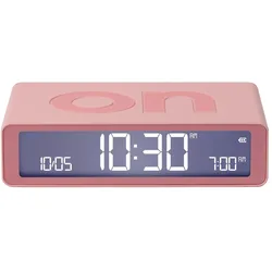 Lexon LR157P4 Digital-Wecker Flip Classic Rosa