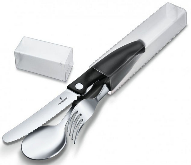 Victorinox Swiss Army Swiss Classic bestekset, 3-delig