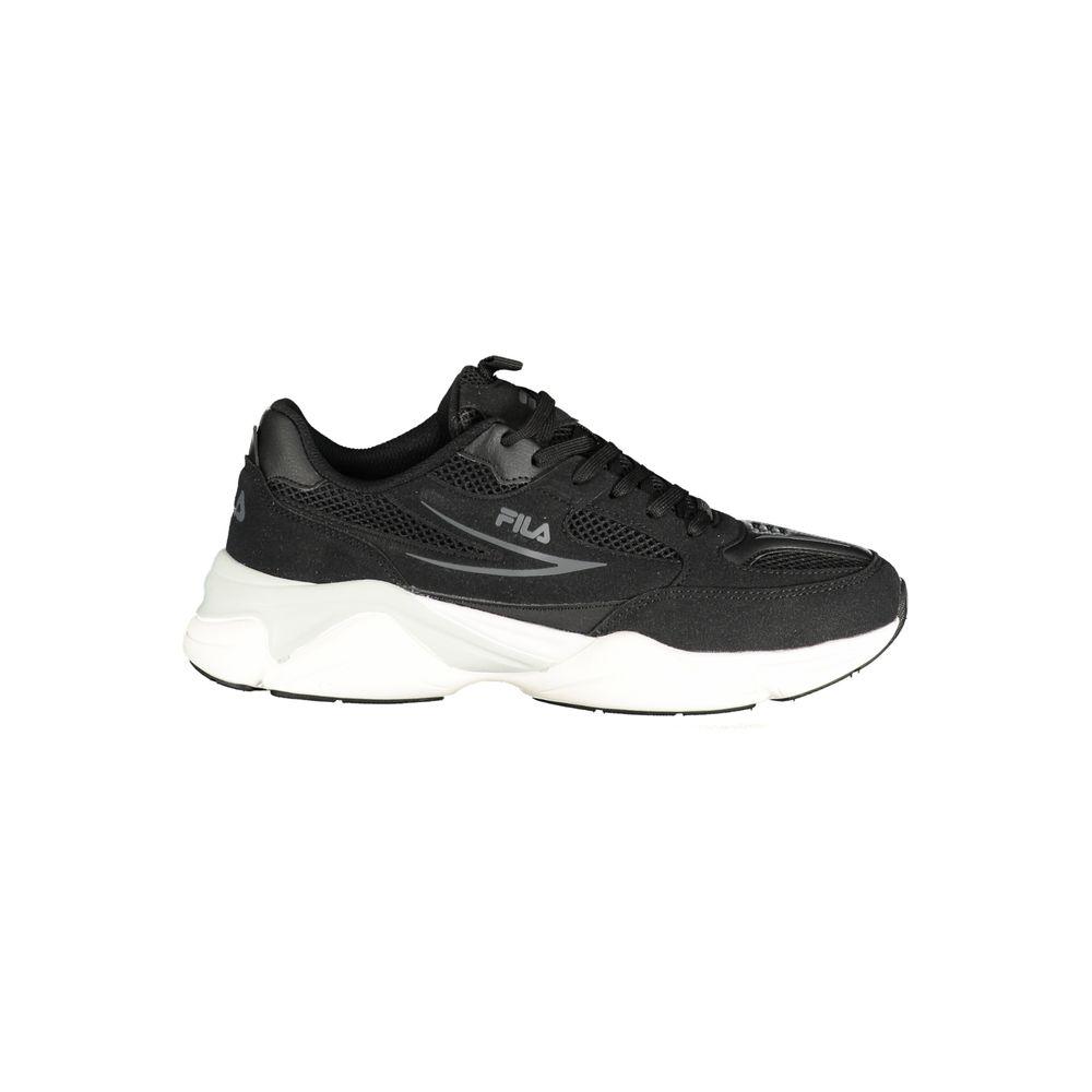 Fila Schwarze Polyurethan Herren-Sneaker