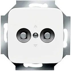 Busch-Jaeger, Zubehör Schalterprogramm, Reflex SI UP Potential- 2095UC-214 Ausgleichstecker 2fach alpinweiss